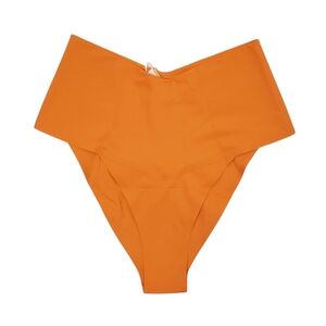 L SPACE Women's Fused Ry Classic Bikini Bottoms Tangerine XS NWT!